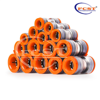 5/3.5mm 7/3.5mm 12/10mm 4/10mm Push-Fit Polyethylene Micro Duct Straight Connector for Telcome Duct Connectors